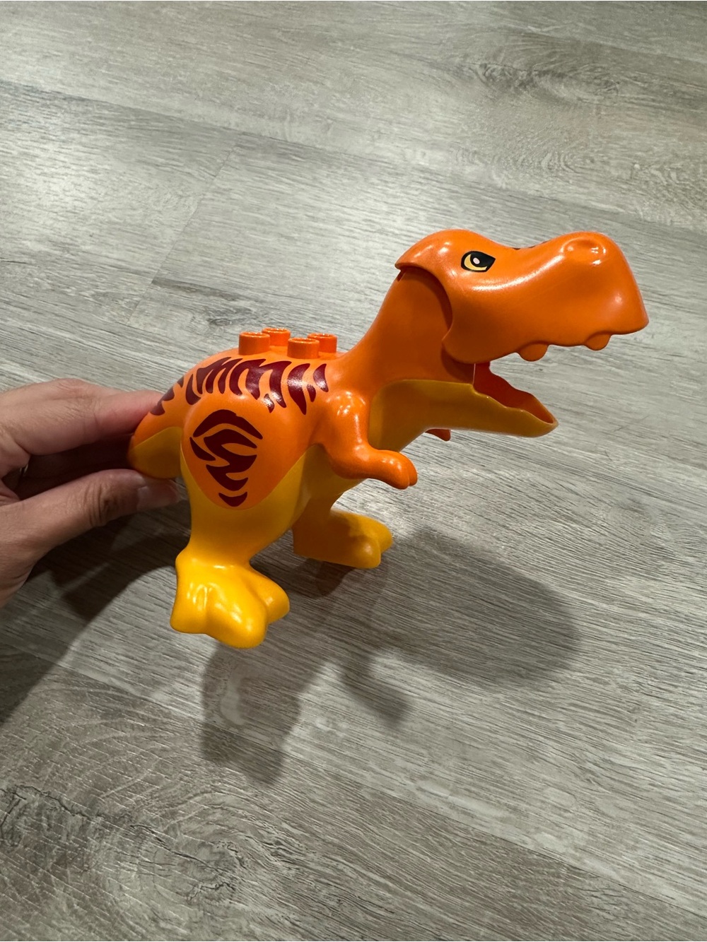 Lego Duplo Jurassic World Dinosaur Tyrannosaurus T-Rex Orange Tower 10880